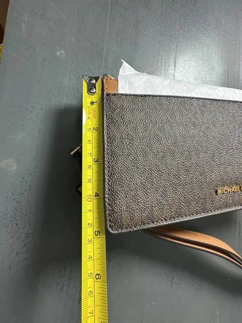Michael Kors Ruby Small Double Zip Crossbody Bag Brown
